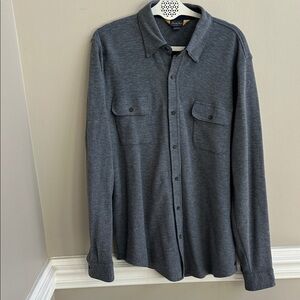 Brooks Brothers Knit Long Sleeve Button Up Casual Shirt Size Large